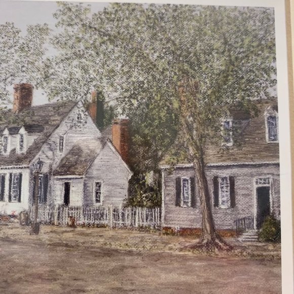 Caesar Monturano The Raleigh Tavern Williamsburg Virginia 8 X 10 Matted Print - Picture 3 of 4